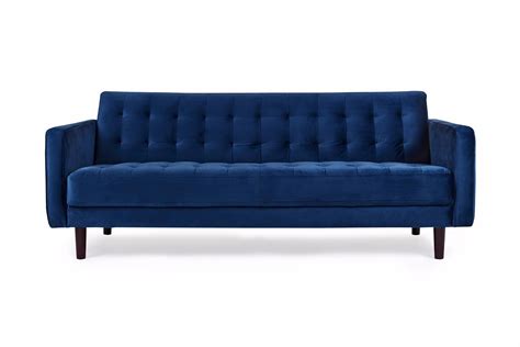 Harriett Classic 3 Seat Sofa Blue Velvet By Lounge Lovers By Lounge Lovers Style Sourcebook