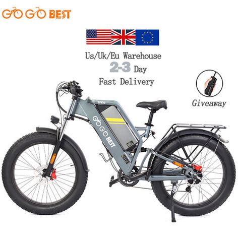 Gogobest Gf650 Electric Mountain E Bike 1000w Motor Off Road Bicycle W