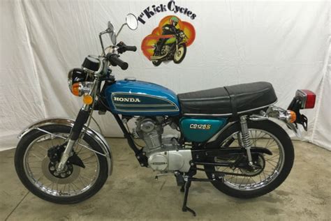 1975 Honda Cb125 Cb125s Motorcycle Complete Original With Title