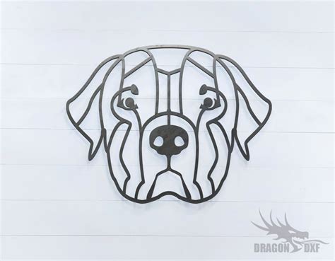 Rottweiler Geometric Deco Animals Dxf Download — Dragondxf