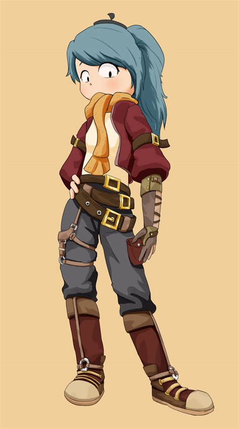hilda with steampunk outfit by xiaodynasty on deviantart