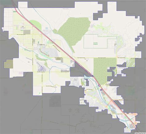 Map Of Marana Town