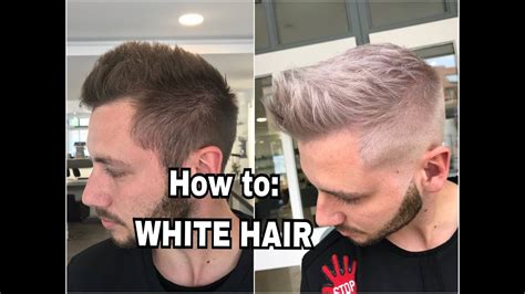 How To Dye Whiteplatinum Hair Hair Lightening Tutorial Youtube
