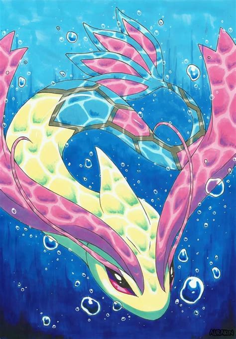 Milotic Fan Art I Finished Recently This One Has Been Highly Requested