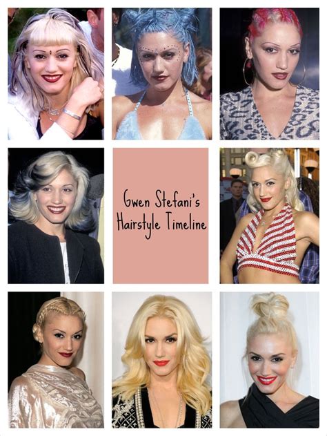 The Makeover Timeline Gwen Stefani’s Many Hair Colors And Styles Brunette To Blonde Blonde Dye