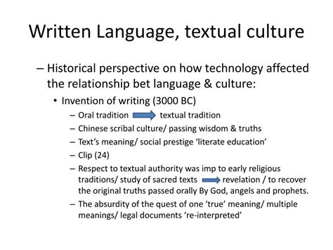 Ppt Chapter 5 Print Language Literate Culture Powerpoint