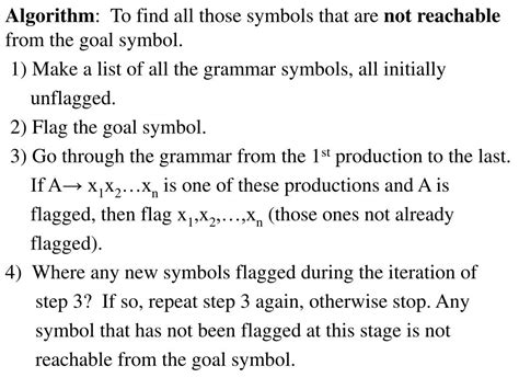 Assessment | biopsychology | comparative | cognitive | developmental | language | individual differences | personality | philosophy | social | methods | statistics | clinical | educational | industrial | professional items | world psychology |. PPT - SIMPLIFYING GRAMMARS Definition: A useless symbol of ...