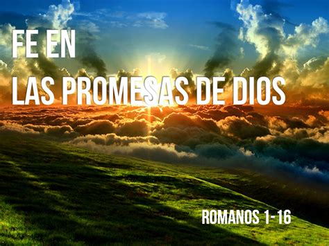 Fe En Las Promesas De Dios