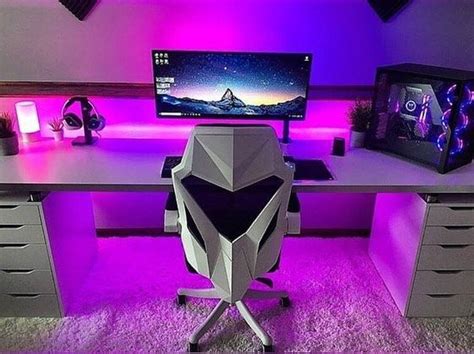 Awesome Gaming Setup Video Game Room Design Video Game Rooms