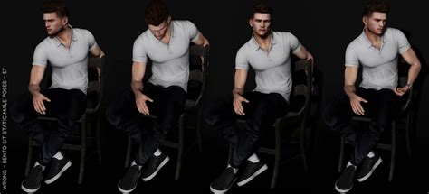 Second Life Marketplace Wrong Bento Sit Static Male Poses 57