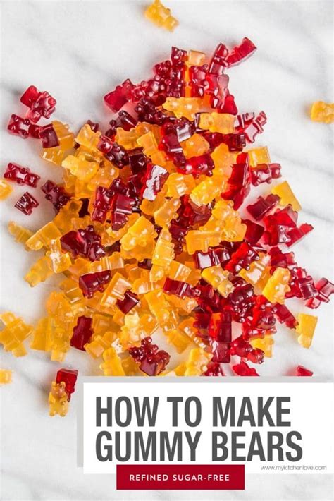 Homemade Gummy Bears Recipe My Kitchen Love