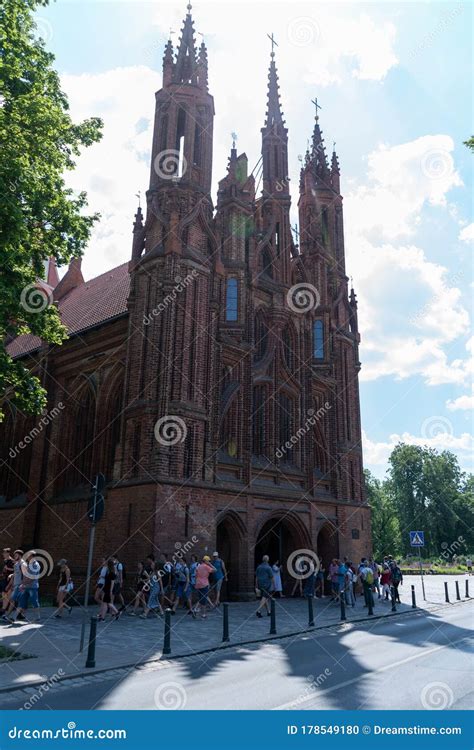 Gothic St Anne S Church In Vilnius Lithuania Probably The Most