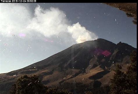 Reporte Del Monitoreo De Cenapred Al Volcán Popocatépetl Hoy 24 De