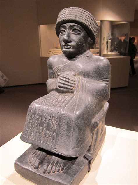 Gudea Sumerian King Of Lagash C 2150 2125 Bc Ancient