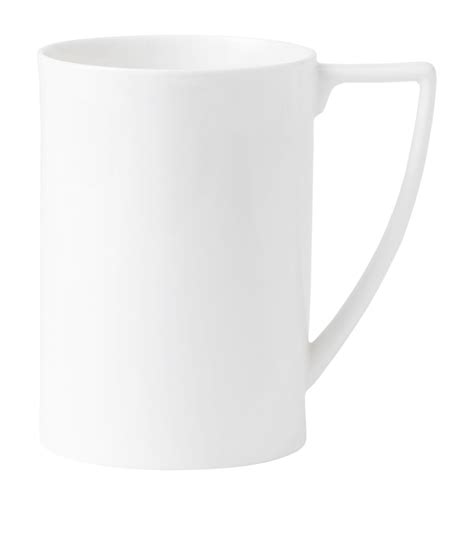 Wedgwood White White Large Mug Harrods Uk