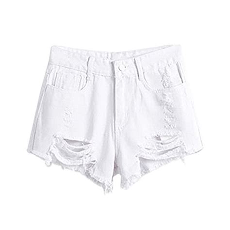 Etosell Femmes Vintage De Taille Haute Denim Shorts