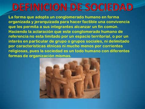 Definicion De Sociedad