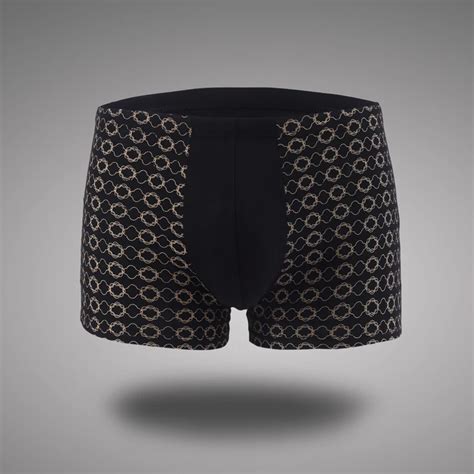 Brand Men Underwear New Sexy Super Mens Underwear U Convex Boxer Short Breathable Print Shorts