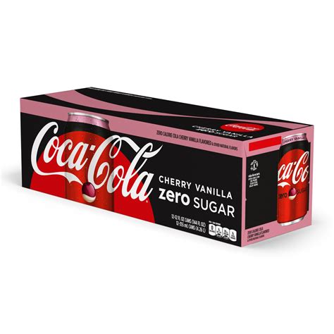 Coca Cola Cherry Vanilla Zero 12 Ct 12 Fl Oz Shipt