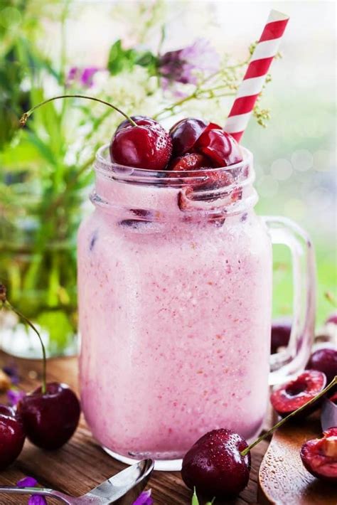 Tasty Cherry Smoothie Recipes In 10 Different Flavors
