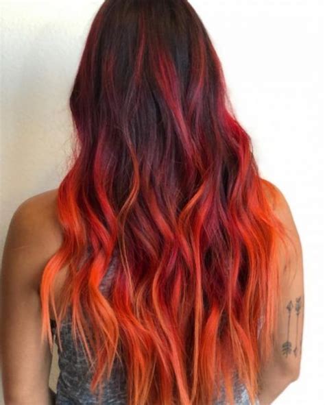 Top 20 Orange Hair Color Ideas Neon Burnt Red And Blonde Hair Color