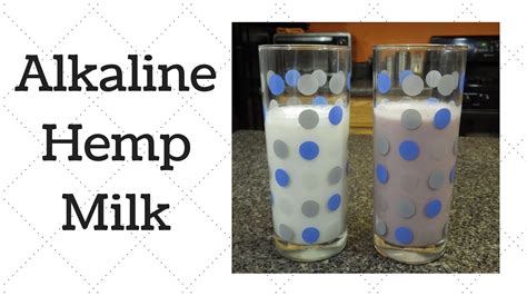 Hemp Milk Dr Sebi Alkaline Electric Recipe Weedistheway