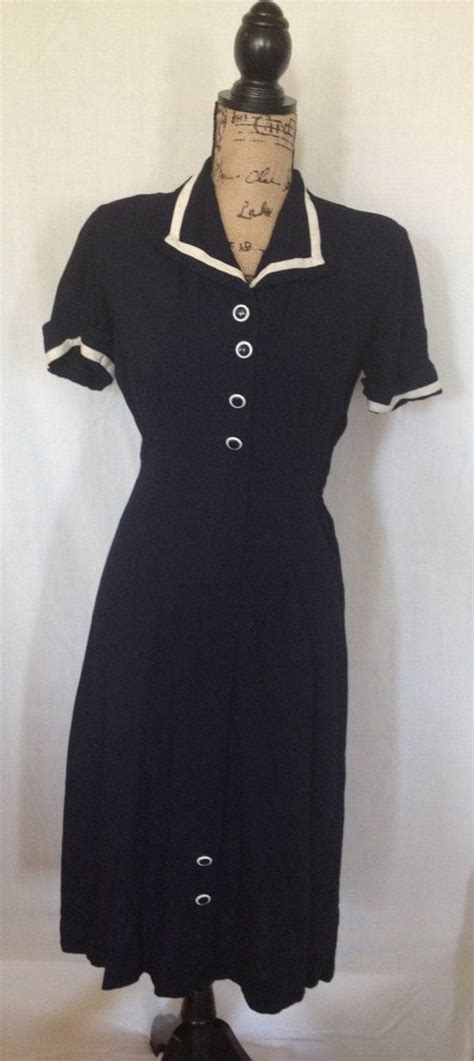 1940 S Sailor Dress By Therustythimbleco On Etsy