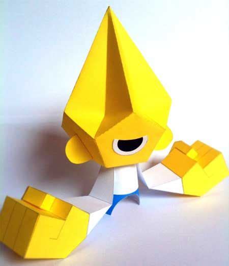 Free Papercraft March 2011 Paper Crafts Paper Toy Box Paper Toys