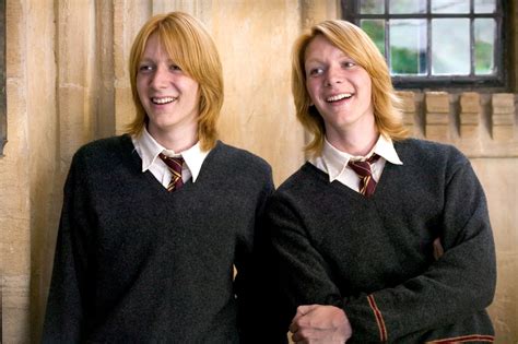 James Phelps Fred Weasley And Oliver Phelps George Weasley The