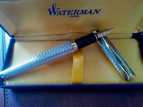 Waterman L Etalon Sterling Silver Fountain Pen K Gold Catawiki