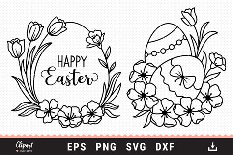 Easter Egg Svg Happy Easter Svg Files Cricut Silhouette
