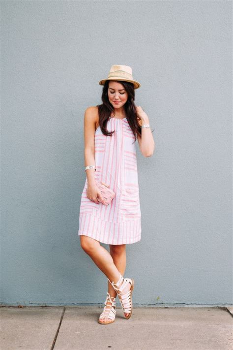 Striped Linen Shift Dress Dallas Wardrobe Fashion And Lifestyle Blog