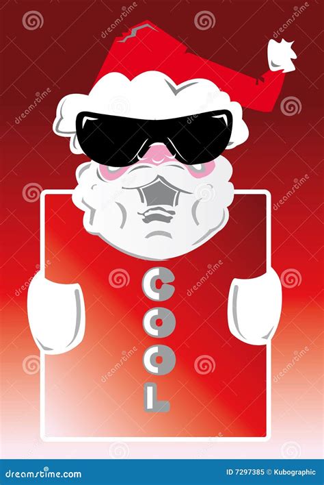 Cool Santa Stock Vector Illustration Of Christmas Santa 7297385