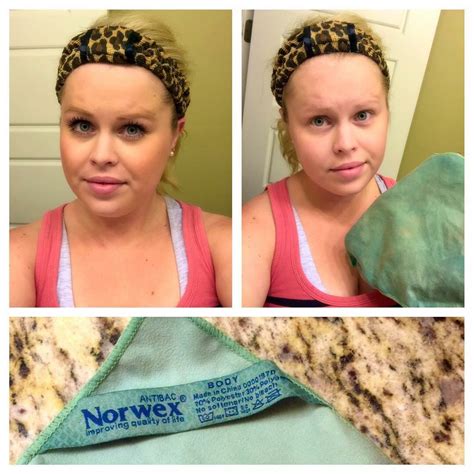 Removed All My Makeup Win Water And My Norwex Body Cloth Love Norwex Makeup Makeupremover