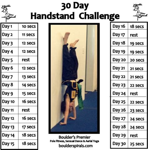 Boulder Spirals 30 Day Handstand Challenge Michelle Musialowski