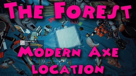 The Forest Modern Axe Location Cave 7 Youtube