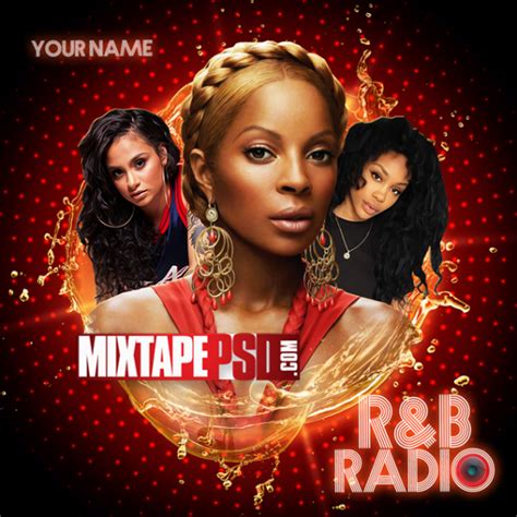 mixtape cover template rnb radio 44 graphic design mixtapepsds