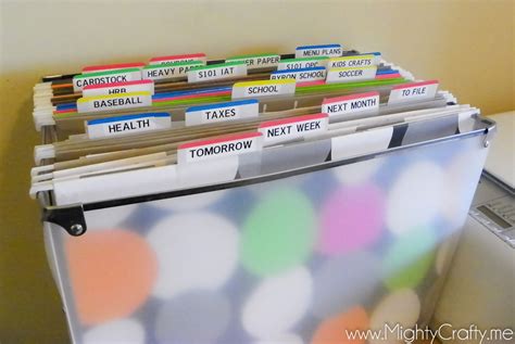 Mightycrafty How To Organize Your Daily Papers