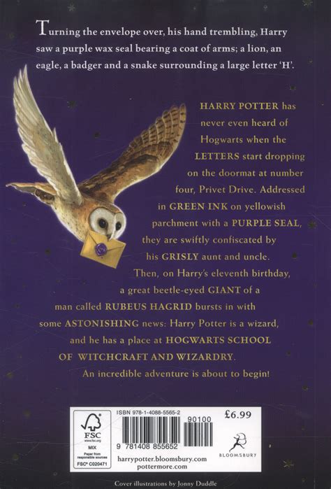 Official home of harry potter & fantastic beasts. Harry Potter and the philosopher's stone by Rowling, J. K ...