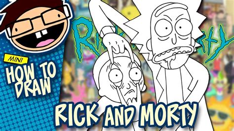 How To Draw Rick And Morty Rick And Morty Narrated Easy Step By