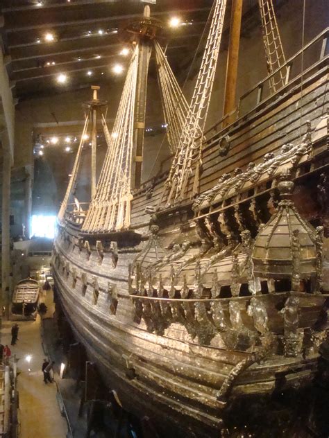Swedish Museum Ship Vasa Sunk In Stockholm Harbor In 1628 And Salvaged