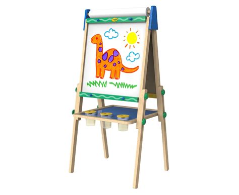 Crayola Kids Dual Sided Wooden Art Easel Beginner Child