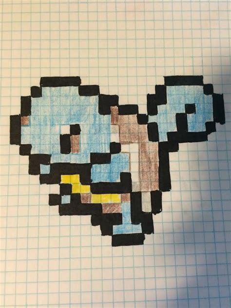 Pixel Squirtle By Admiralampharos On Deviantart
