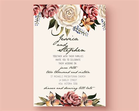 Invite the people who matter to you in style to celebrate. Get the Template! Free download. This is an Adobe ...
