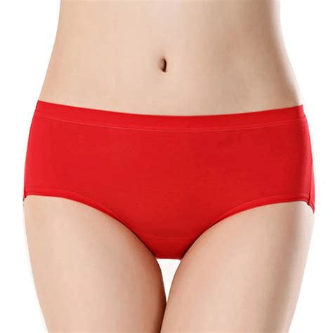 5pcs Physiological Briefs Leakproof Menstrual Period Lengthen The Broadened Plus Size Health