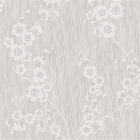 Henderson Interiors Chelsea Glitter Floral Wallpaper Soft