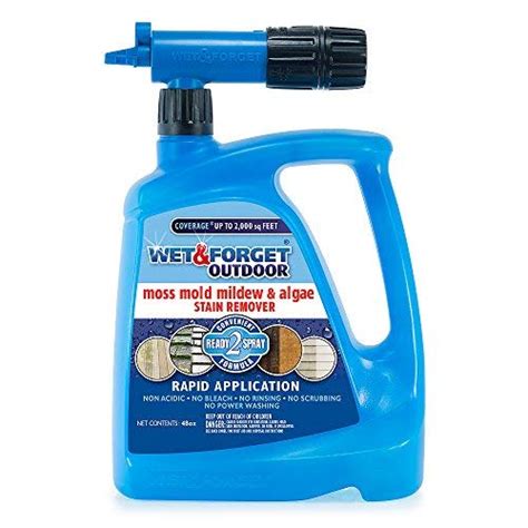 Wet And Forget 10587 1 Gallon Moss Mold And Mildew Stain Remover