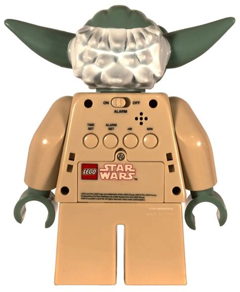 Lego Kids 9003080 Star Wars Yoda Minifigure Clock Alarm Frete Grátis