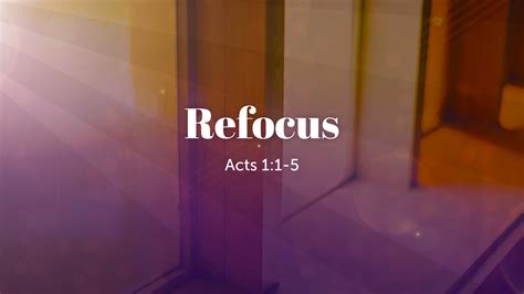 Refocus Faithlife Sermons