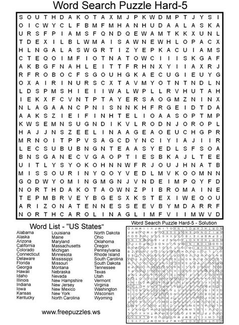 Difficult Printable Word Searches For Adults This 100 Word Word